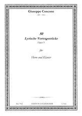 Concone G. 50 Lyrische Vortragsstücke Op. 9 2. Teil