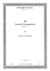 Concone G. 40 Lyrische Vortragsstücke Op. 17 1. Teil