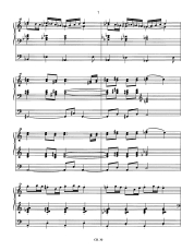 Bédard: CH. 30A Concerto for organ and string orchestra Partitur