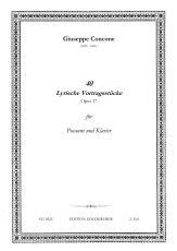 Concone G. 40 Lyrische Vortragsstücke Op. 17 2. Teil