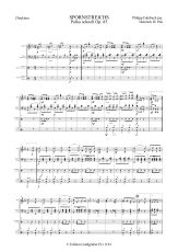 Philipp Fahrbach jun: Spornstreichs Polka schnell op. 85 - Partitur