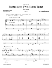 Bédard: CH. 70 Fantasia on Two Hymn Tunes