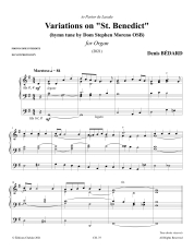 Bédard: CH. 75 Variations on St. Benedict