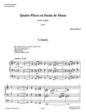 Bédard: CH. 03 Quatre Piéces en forme de Messe