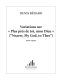Bédard: CH. 83 Variations sur Plus près de toi, mon Dieu