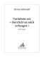 Bédard: CH. 46 Variations sur Herzlich tut mich verlangen