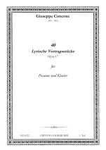 Concone G. 40 Lyrische Vortragsstücke Op. 17 1. Teil