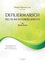 Fahrbach jun: Defiliermarsch des 23. Infanterieregiments - Partitur