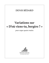 Bédard: CH. 79 Variations sur Doù viens-tu, bergère?