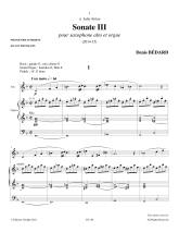 Bédard: CH. 80 Sonate III