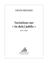 Bédard: CH. 09 Variations sur In dulci jubilo