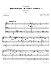 Bédard: CH. 41 Variations sur Lasst uns erfreuen