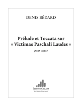 Bédard: CH. 38 Prélude et Toccata sur Victimae Paschali Laudes