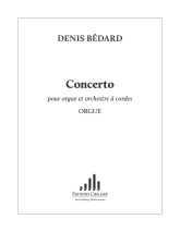 Bédard: CH. 30 Concerto for organ and string orchestra Gesamtausgabe
