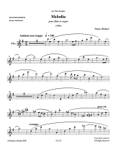 Bédard: CH. 29 Melodia for organ and flute