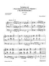 Bédard: CH. 20 Variations sur Nous chanterons pour toi, Seigneur (The Old Hundredth)