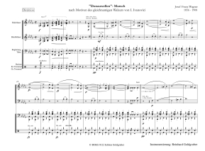 Wagner Franz Josef: Donauwellen - Marsch PDF