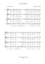 Schandl: Lieder der Wachau für gemischten Chor: An der Donau, In der Schenke