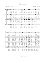 Schandl: Lieder der Wachau für gemischten Chor: Waldviertel, Letzte Bitte