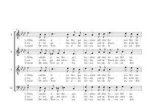 Schandl: Lieder der Wachau für gemischten Chor: Waldviertel, Letzte Bitte
